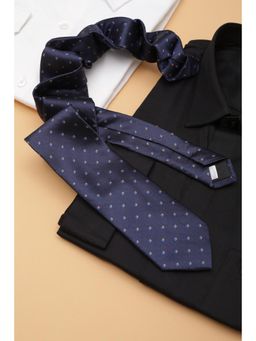 Allen Solly - Men Navy Blue Printed Formal Tie