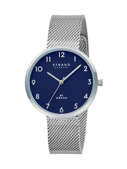 Strand by Obaku - Aurora Cyan Blue Dial Quartz Watch For Women (S700LXCLMC-DA)
