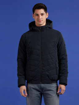 Pepe Jeans - Navy Full Sleeve Hooded Jacket