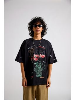 The Clothing Factory - Garfield-Feeling Crazy Oversized T-Shirt