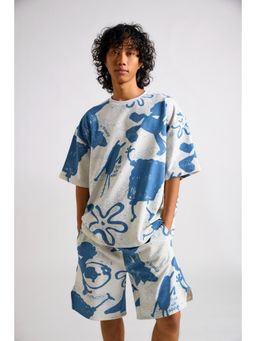 The Clothing Factory - Spongebob-Be the Change Printed Oversized T-Shirt