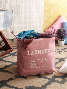 Cortina - Pink Foldable Laundry Bag