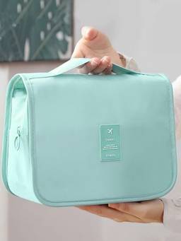 Cortina - Blue Water Resistant Makeup Accessories Organizer
