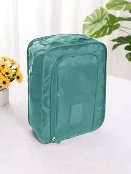 Cortina - Green Water Resistant Shoes Storage Bag