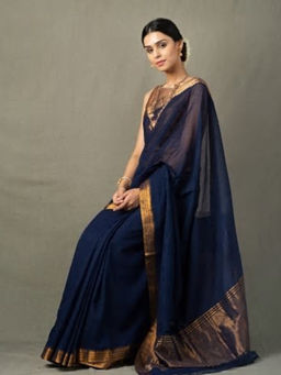 Fabindia - Cotton Mangalgiri Woven Sari