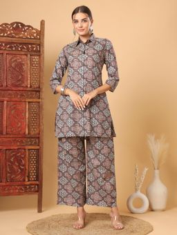Gahan - Women Multicolor Printed Cotton Co-Ord Set