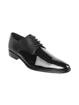 Metro - Men Black Formal Derbies