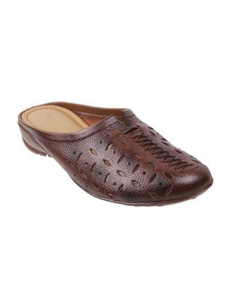 Mochi - Women Brown Mules Heels