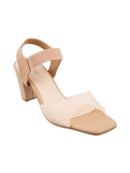 Metro - Women Peach Sandal Heels