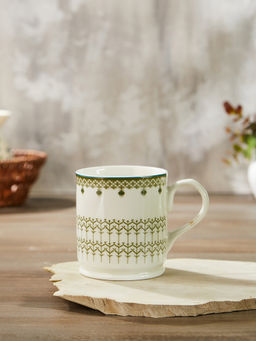 Fabindia - Green Barkha Ceramic Mug