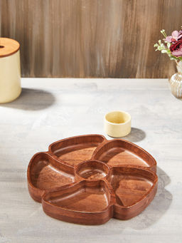 Fabindia - Brown Nirja Mango Wood Chip N Dip