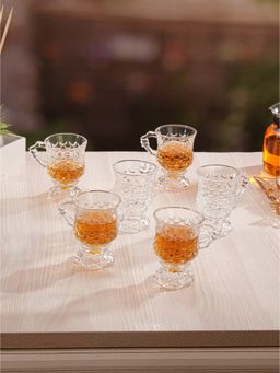 Trovea's - Vetra Clear Glass Mugs (Pack of 6)