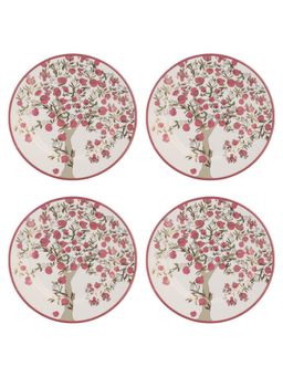 Trovea's - Pom Passion 24K Gold Plated Snack Plates (Pack of 4)
