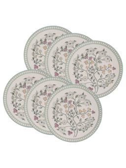 Trovea's - Sea Side Bloom 24K Gold Plated Dinner Plates (Pack of 2)
