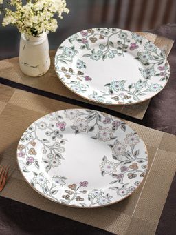 Trovea's - Sea Side Bloom 24K Gold Plated Quarter Plates (Pack of 2)