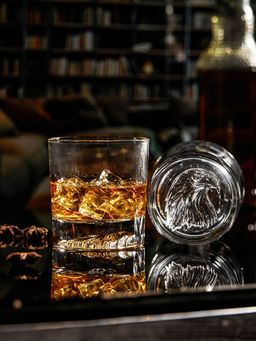 Trovea's - Crystal Old Fashioned Whiskey Glasses (Pack of 4)