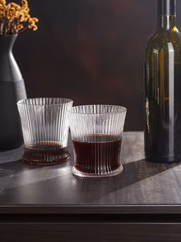 Trovea's - Wine Wave Stemless Wine Glasses (Pack of 2)