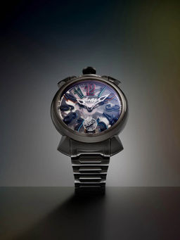 GaGa MILANO - Manual Winding Mechanical Grey Swiss Made Watch For Unisex- 4313SK01U0STSP0 (M)