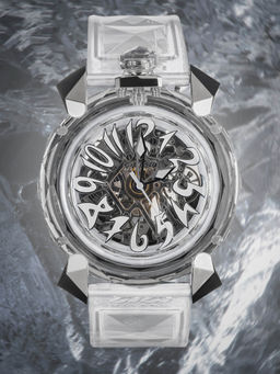 GaGa MILANO - Automatic Watch Crystal Skeleton Watch For Unisex-8060CY01SGSR000 (M)
