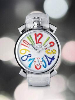 GaGa MILANO - Mechanical Watch With White Dial Swiss Made Watch For Men-5010MN01S0LAWH0 (M)