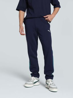 Puma - Ess Colorblock Men Navy Blue Trackpants