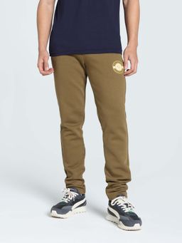 Puma - Graphic Print Men Green Trackpants