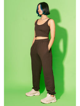 FREAKINS - Brown Knit Co-Ord (Set of 2)