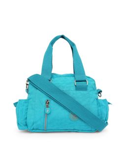 Baomi - Crinkle Range Blue Color Soft Case Nylon Handbag - Ba-9174021002