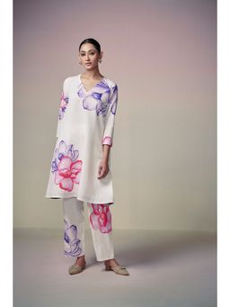 Dressfolk - Ivory Linen- Cotton Co-Ord (Set of 2)