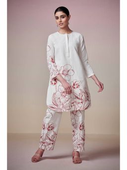 Dressfolk - Ivory Linen- Cotton Co-Ord (Set of 2)