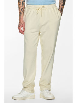 Snitch - Core Lab Cream Relaxed Fit Trackpant