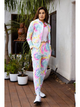 Tuna London - Multicolour Neon Jacket & Jogger Tracksuit (Set of 2)