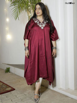 October - Maroon Kaftan - Hera