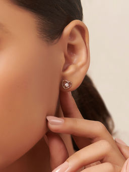 Shaya by CaratLane - Meant To Be Heart Earrings in 925 Silver