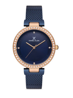 Daniel Klein - Dark blue Color MESH BAND Watch for Women DK.1.13122-6