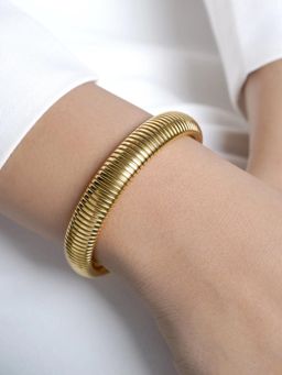 SWASHAA - Abby Ribbed Bangle Bracelet
