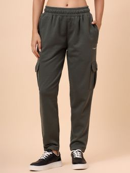 Cantabil - Olive Straight Polycotton Solid Cargo