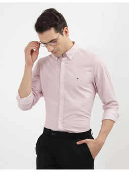 Tommy Hilfiger - Mens Red Printed Shirt