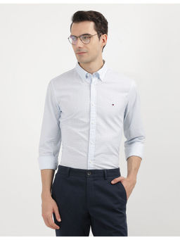 Tommy Hilfiger - Mens Blue Printed Shirt