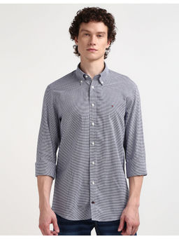 Tommy Hilfiger - Mens Navy Blue Checks Shirt