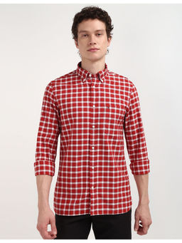 Tommy Hilfiger - Mens Red Checks Shirt