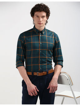 Tommy Hilfiger - Mens Green Checks Shirt