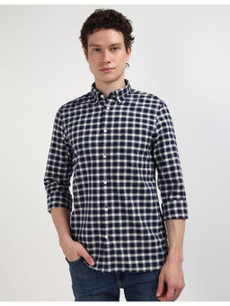 Tommy Hilfiger - Mens Navy Blue Checks Shirt