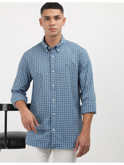 Tommy Hilfiger - Mens Blue Checks Shirt