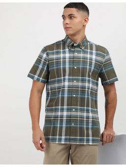 Tommy Hilfiger - Mens Green Checks Shirt