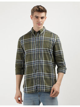 Tommy Hilfiger - Mens Green Checks Shirt