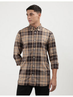 Tommy Hilfiger - Mens Brown Checks Shirt
