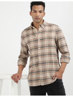 Tommy Hilfiger - Mens Beige Checks Shirt