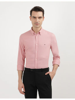 Tommy Hilfiger - Mens Pink Solid Shirt