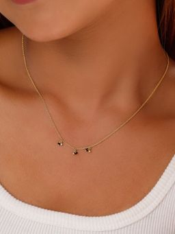 Mia by Tanishq - Sutra Diy with Black Bunch Beads Multiple Stacking Charm Chain (20)